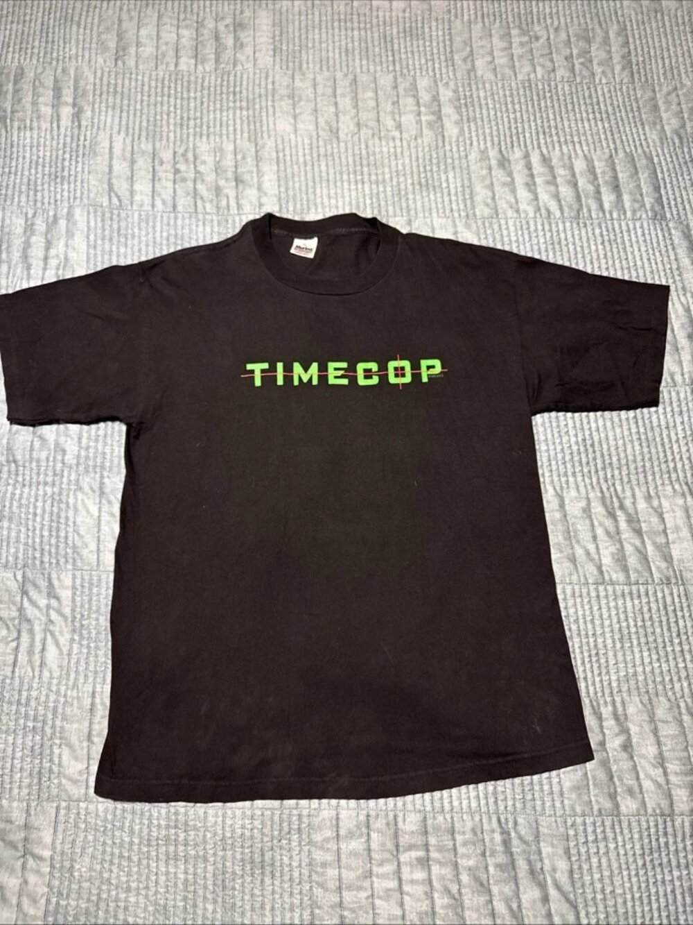 Vintage 1994 Timecop Movie Promo T-Shirt Black XL
